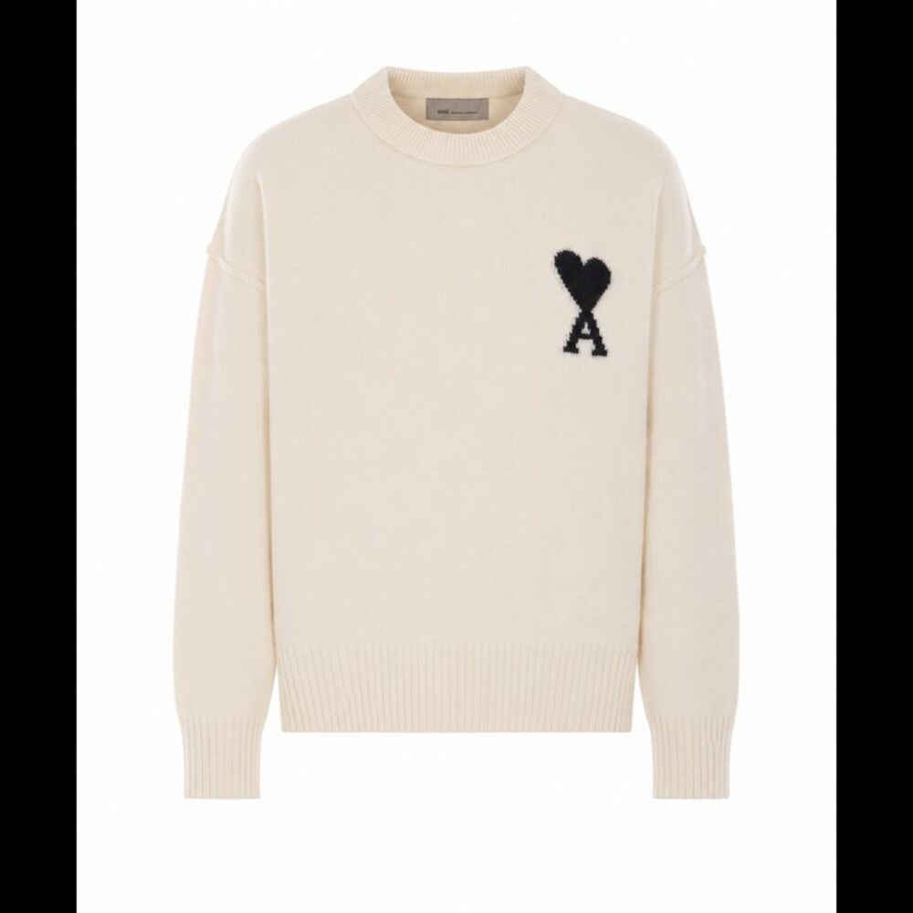 Ami   Alexandre Mattiussi Women Ami De Coeur Logo Sweater